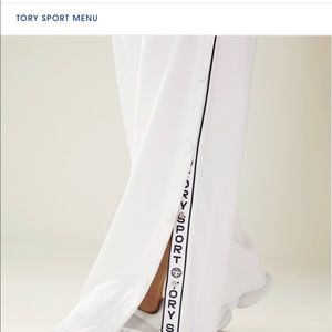 Tory Burch BANNER TEAR-AWAY TRACK PANTS